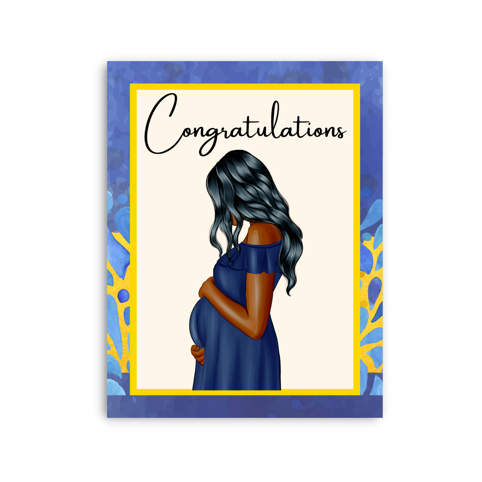 Blue and Gold Mom to Be