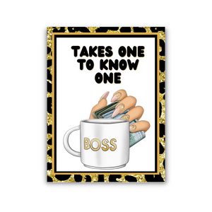 Boss Day- It takes one to know one