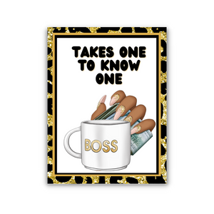 Boss Day- It takes one to know one