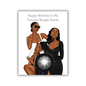Bougie Auntie, Black Mother's Day Card