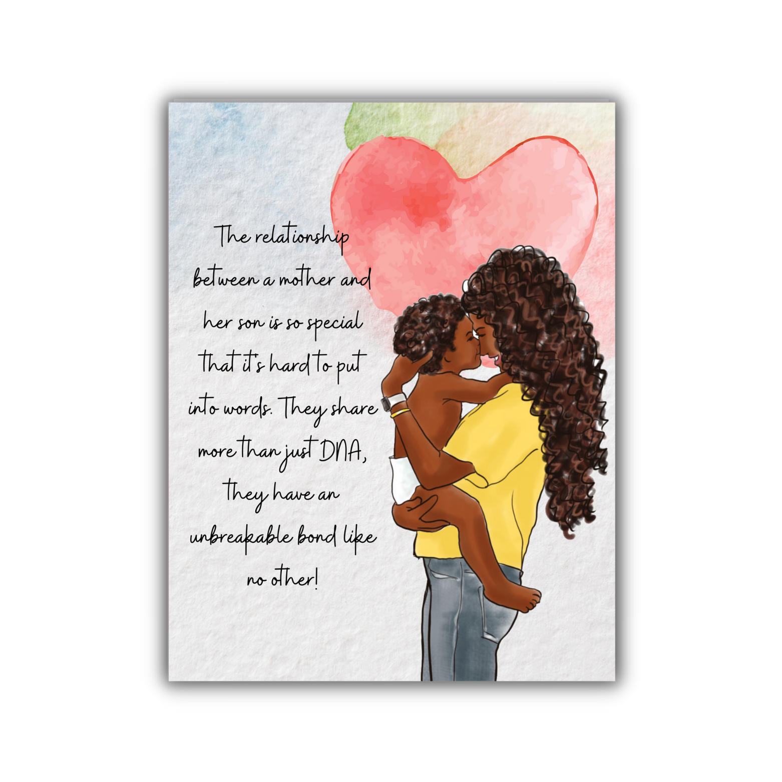 Mother's Day Card- Boy Mom