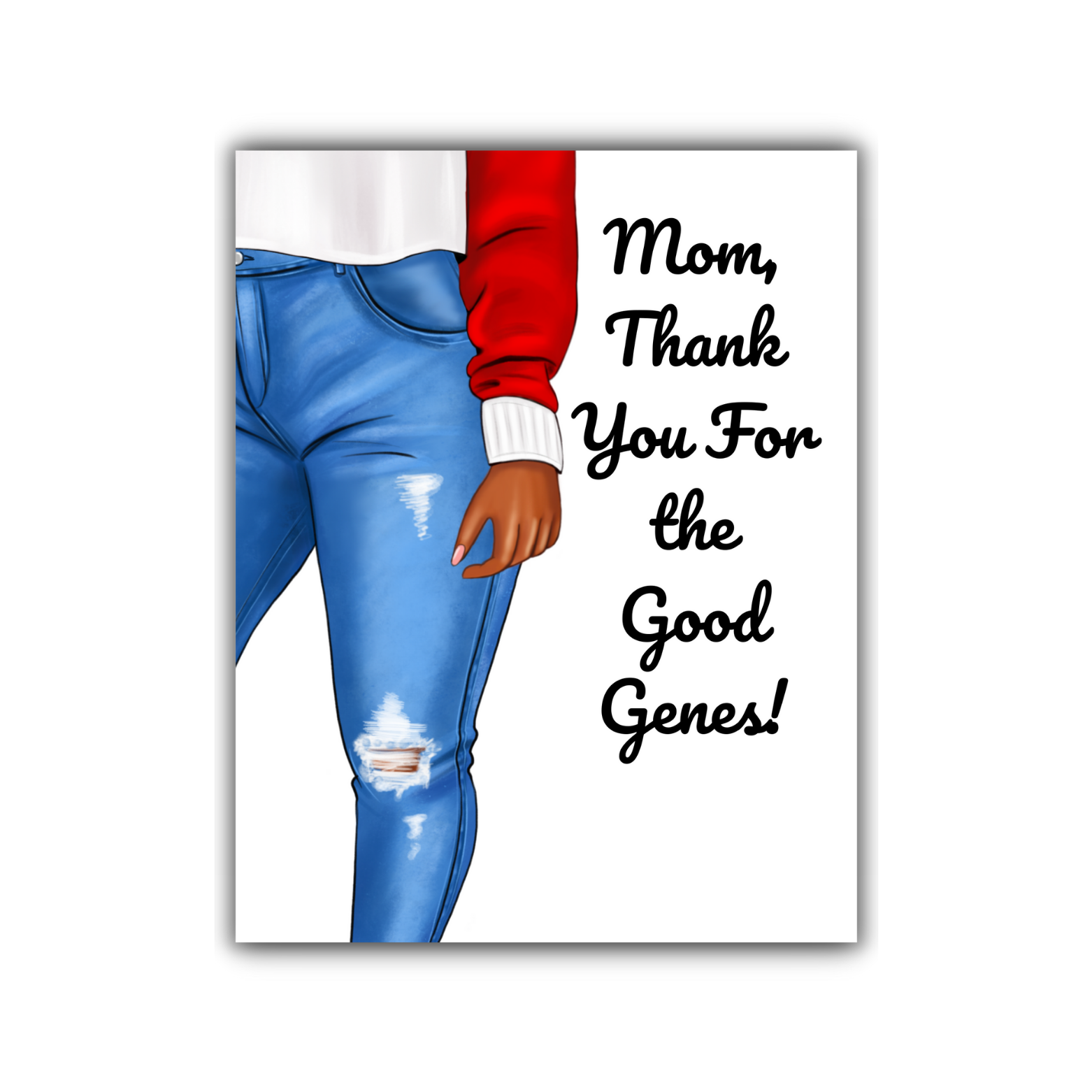Mother's Day Card- "Good Genes"