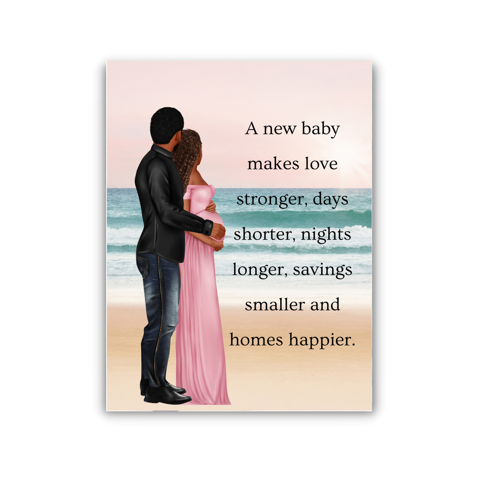 Mother and Father Baby Shower Card