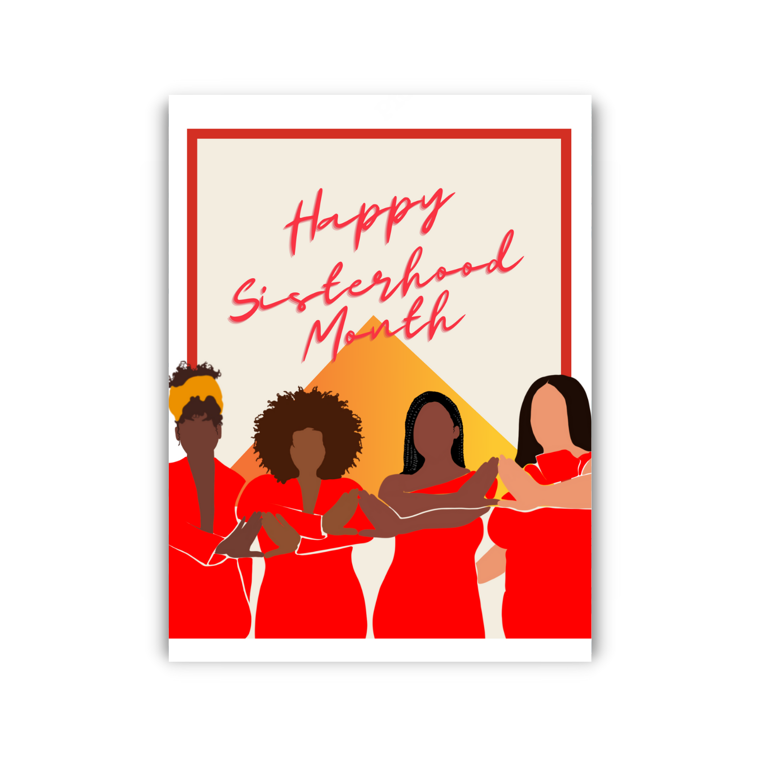 Sisterhood Month Greeting Card