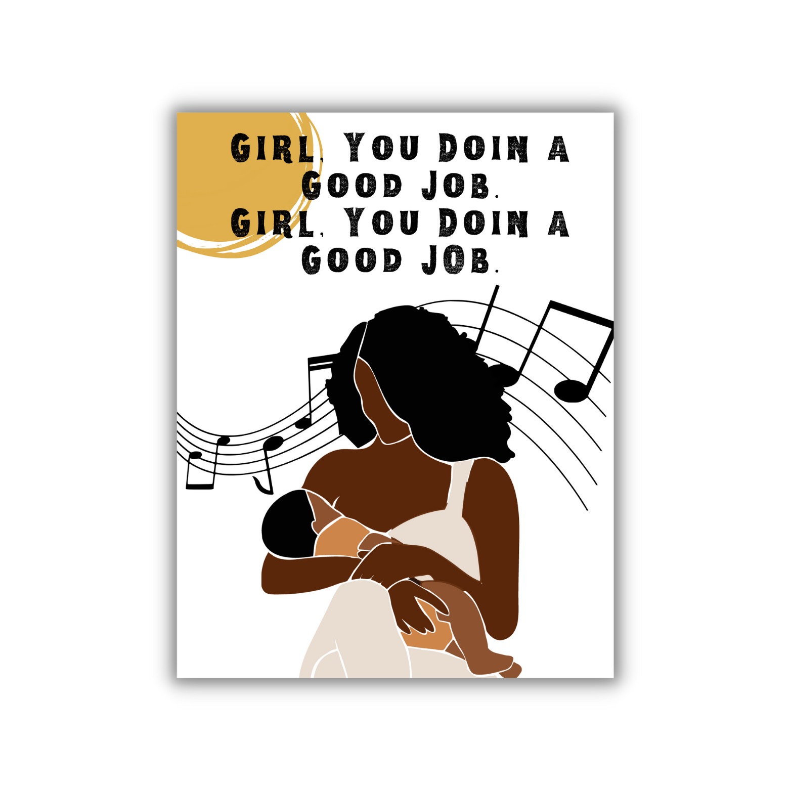 Nursing Mother Encouragement Card