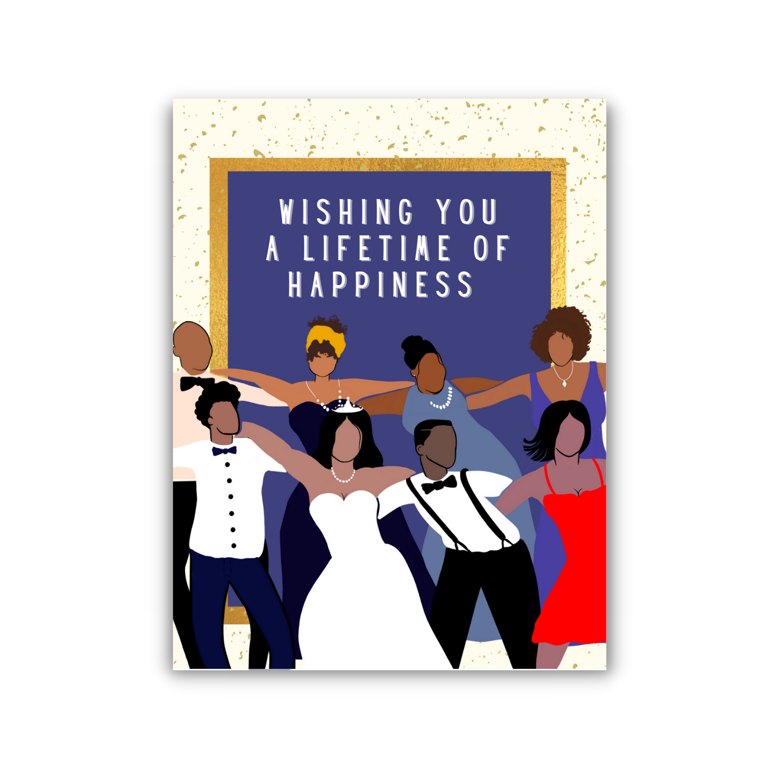 Swag and Surf Wedding Card