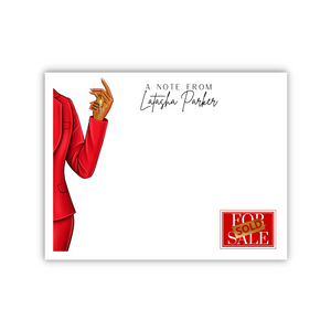 Personalized realtor thank you note